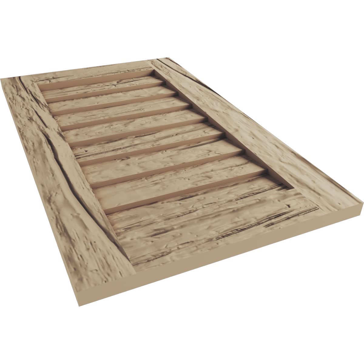 Amazon | Ekena Millwork GVURVE20X27DRWPR Timberthane Riverwood 縦